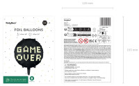 Oversigt: Folienballon Rund Press Play 45cm