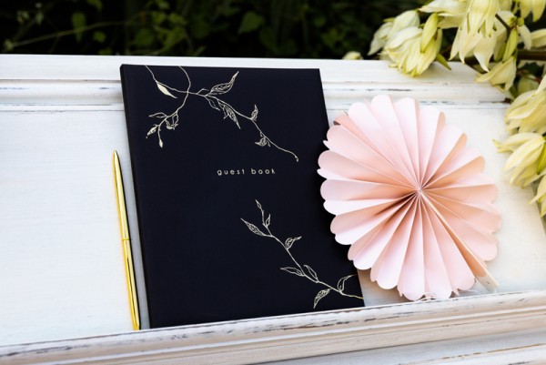 Guest book Harmony black 3