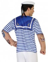 Vista previa: Camisa hombre marinero tatuado 3D
