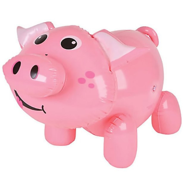 Inflatable pig 55cm