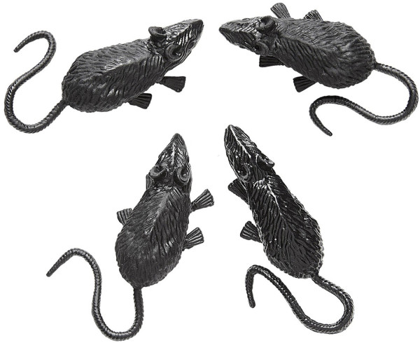 4 Scary Mice Decorations