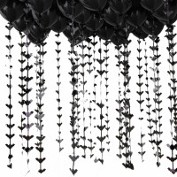 Vista previa: Kit de techo de globos: globos negros con colas en forma de murciélago