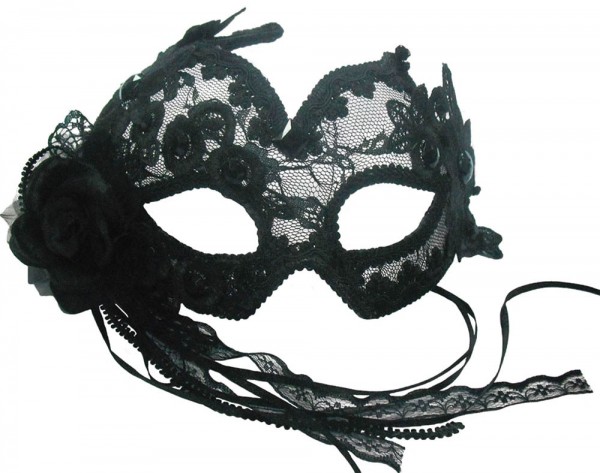 Black Roses Eye Mask