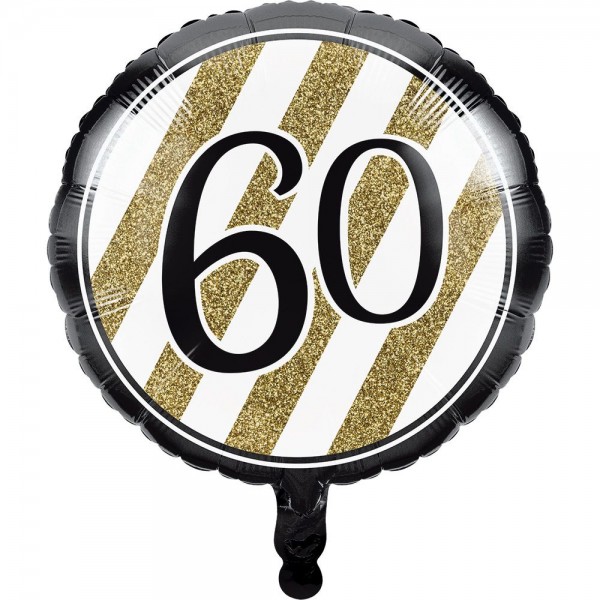 Magische 60e Verjaardag folieballon 46cm