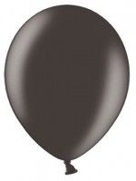 Vorschau: 50 Partystar metallic Ballons schwarz 23cm