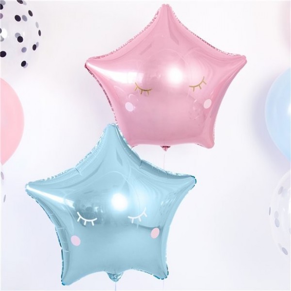 10 small star balloon stickers