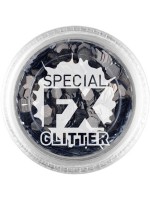 Förhandsgranskning: FX Special Glitter Hexagon svart 2g