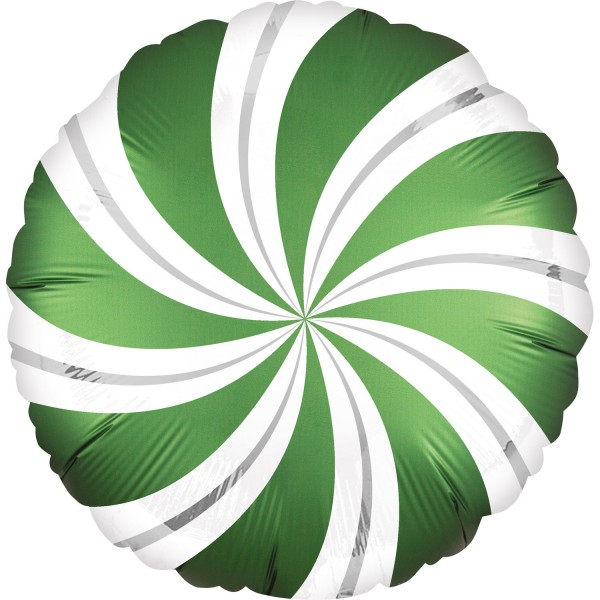 Palloncino caramella verde 45 cm