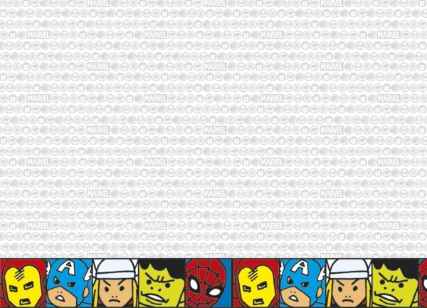 Marvel Comic Heroes bordsduk 1,8 x 1,2m