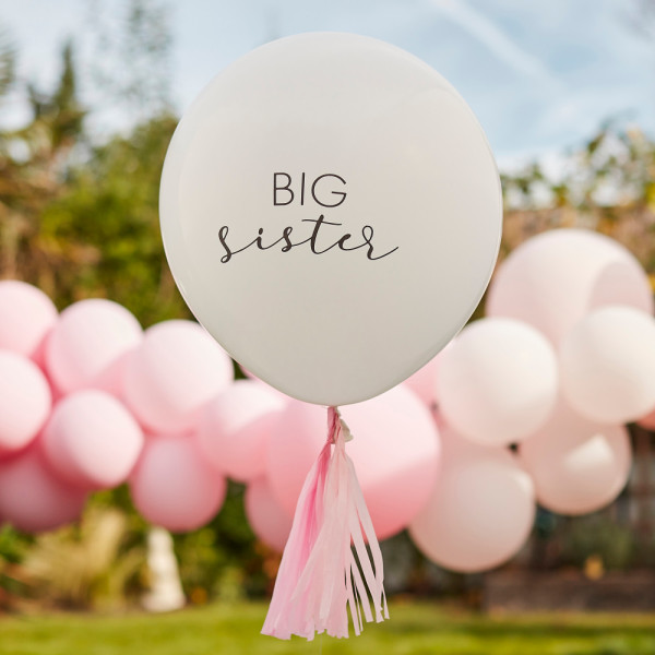 1 big sister latex balloon 46cm