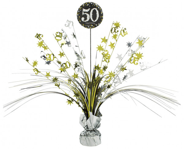 Golden 50th Birthday Tafelfontein 46 cm