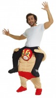 Oversigt: Mysterion wrestler piggyback kostume