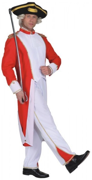 Nationale Garde Heren Kostuum Rood