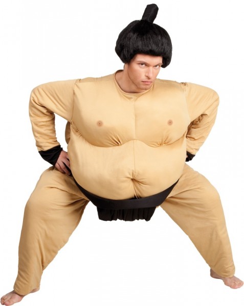 Sumo Ringer Fat Suit Costume Premium
