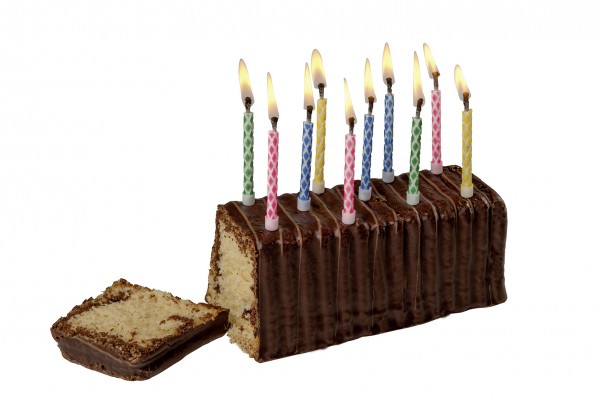 10 velas de cumpleaños de cumpleaños mágico, incluidos 10 soportes