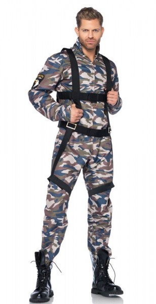 Disfraz de paracaidista militar