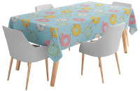 Happy Donut paper tablecloth 1.8m