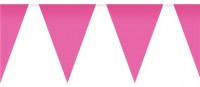 XXL tuinfeest wimpel ketting roze 10m