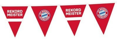 Chaîne de fanions FC Bayern Munich 4m