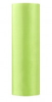 Vista previa: Tejido satinado Eloise verde claro 9m x 16cm