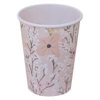 Preview: 8 paper cups Sea of Flowers 250ml