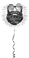 Happy Beard Day Folienballon 45cm