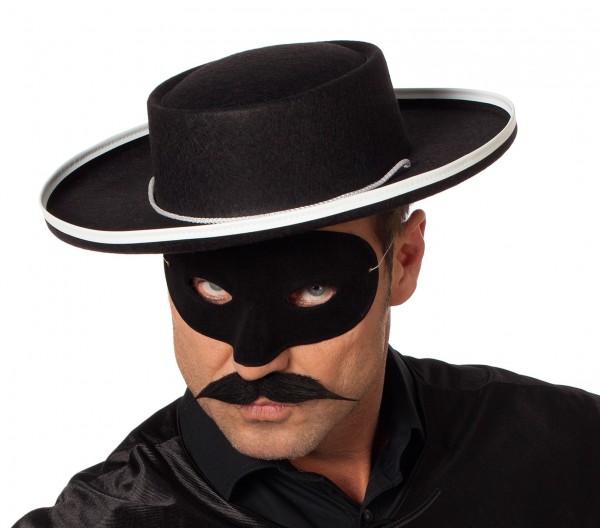 Sombrero de hombre vengador negro