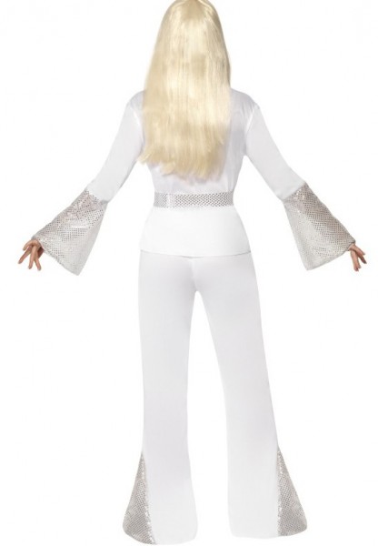 KaraokeGirl biały kostium damski z lat 70.3