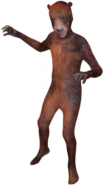 Grizzly Bear Carlo Morphsuit per bambini