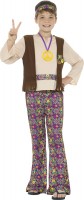 Preview: Love and Peace hippie boy costume