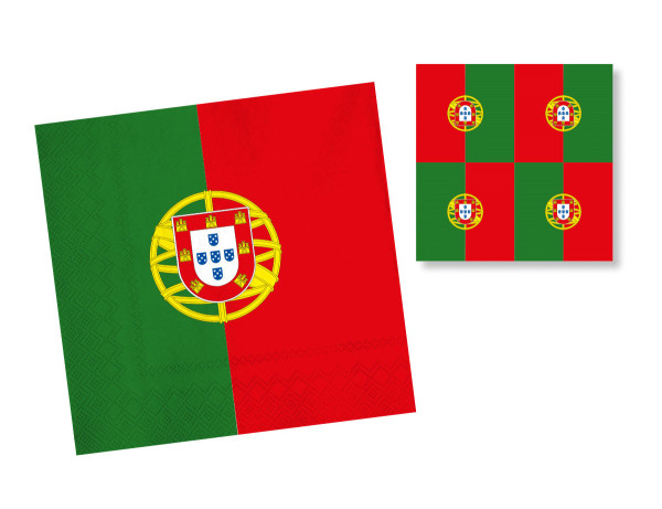 20 serviettes Portugal 33cm