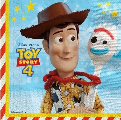 20 Toy Story 4 serviettes 33cm