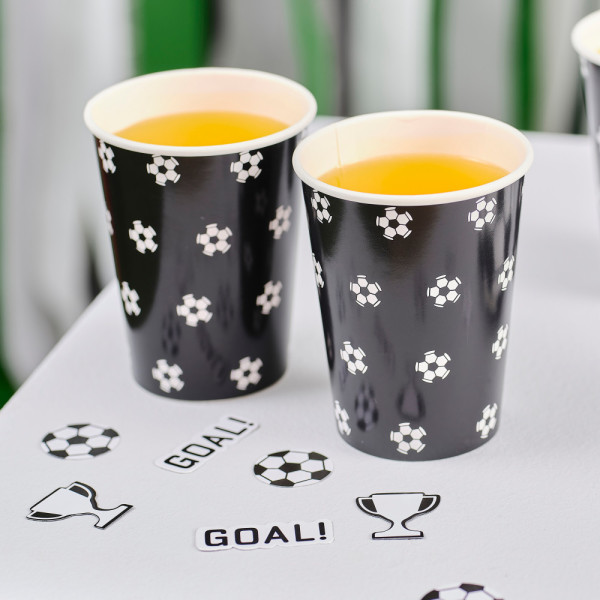 8 Ready to Kick off paper cups 250ml