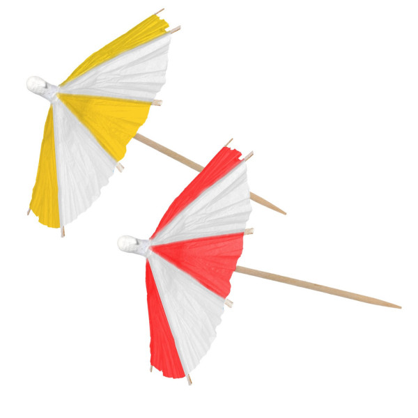 10 beach vacation umbrella skewers 10cm