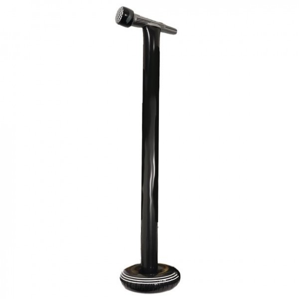 Inflatable microphone with stand 123cm