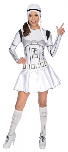 Modisches Stormtrooper Damen Kostüm