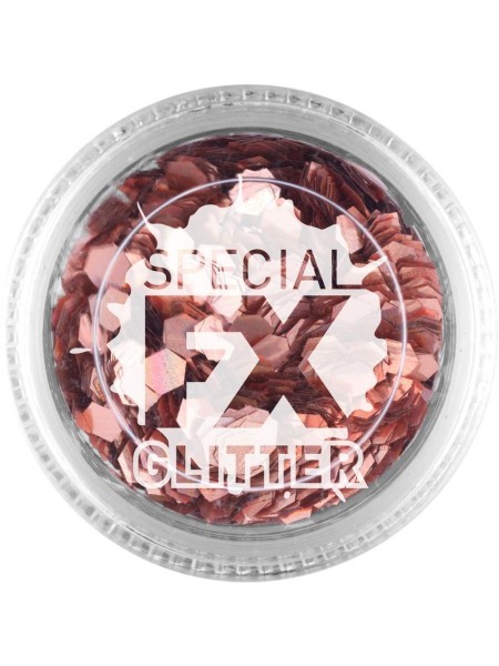 FX Special Glitter Hexagon oro rosa 2g