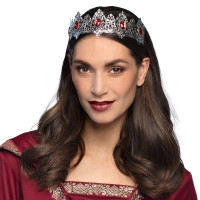 Preview: Royal Princess Tiara silver-red
