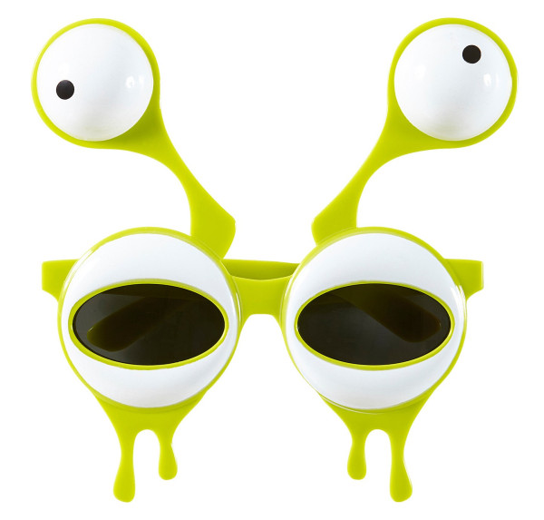 Gröna Pauly Alien glasögon