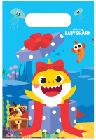 8 Baby Shark Family Geschenktüten