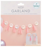 Preview: Be Mermaid shell tassel garland 2m