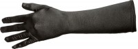 Vista previa: Guantes de terciopelo negro 40cm