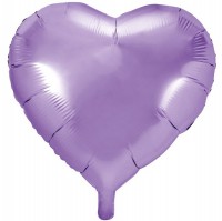 Oversigt: Herzilein folie ballon lavendel 61 cm