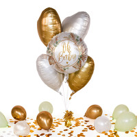Vorschau: Heliumballon in der Box Oh Baby Botanic Birth