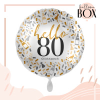 Vorschau: Heliumballon in der Box Hello 80