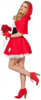 Anteprima: Costume da donna corto Cappuccetto rosso