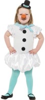 Oversigt: Snow woman ballerina barn kostume