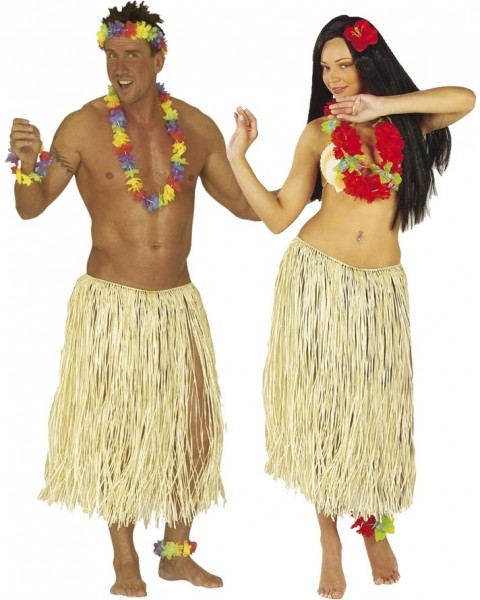 Hawaiiansk Waikiki nederdel 78 cm