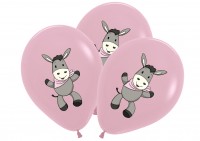 4 balony Sweet Donkey różowe 30cm