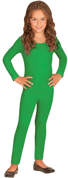 Long-sleeved children's bodysuit green